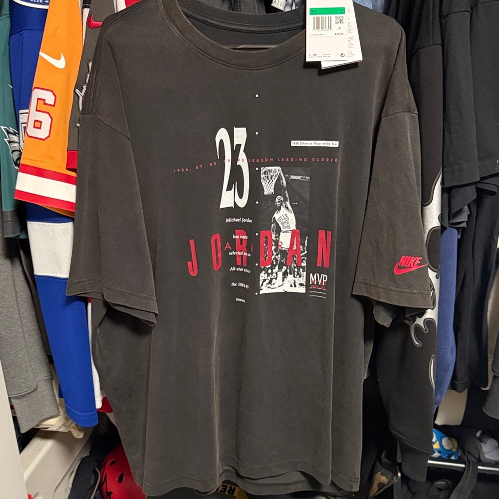 Nike Black Michael Jordan '23' Graphic Short Sleeve Tee